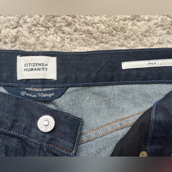 Citizens Of Humanity Dark Blue Ayla Jeans 26 - Picture 4 of 6